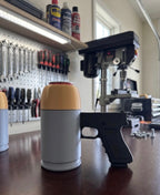 Porta Lata estilo Pistola para Cerveza 3D