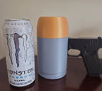 Porta Lata estilo Pistola para Cerveza 3D
