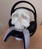 Soporte Gamer Calavera para Audífonos y Control