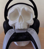 Soporte Gamer Calavera para Audífonos y Control