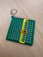 Calculadora de Tabla de Multiplicar Personalizada con Nombre | Llavero Educativo