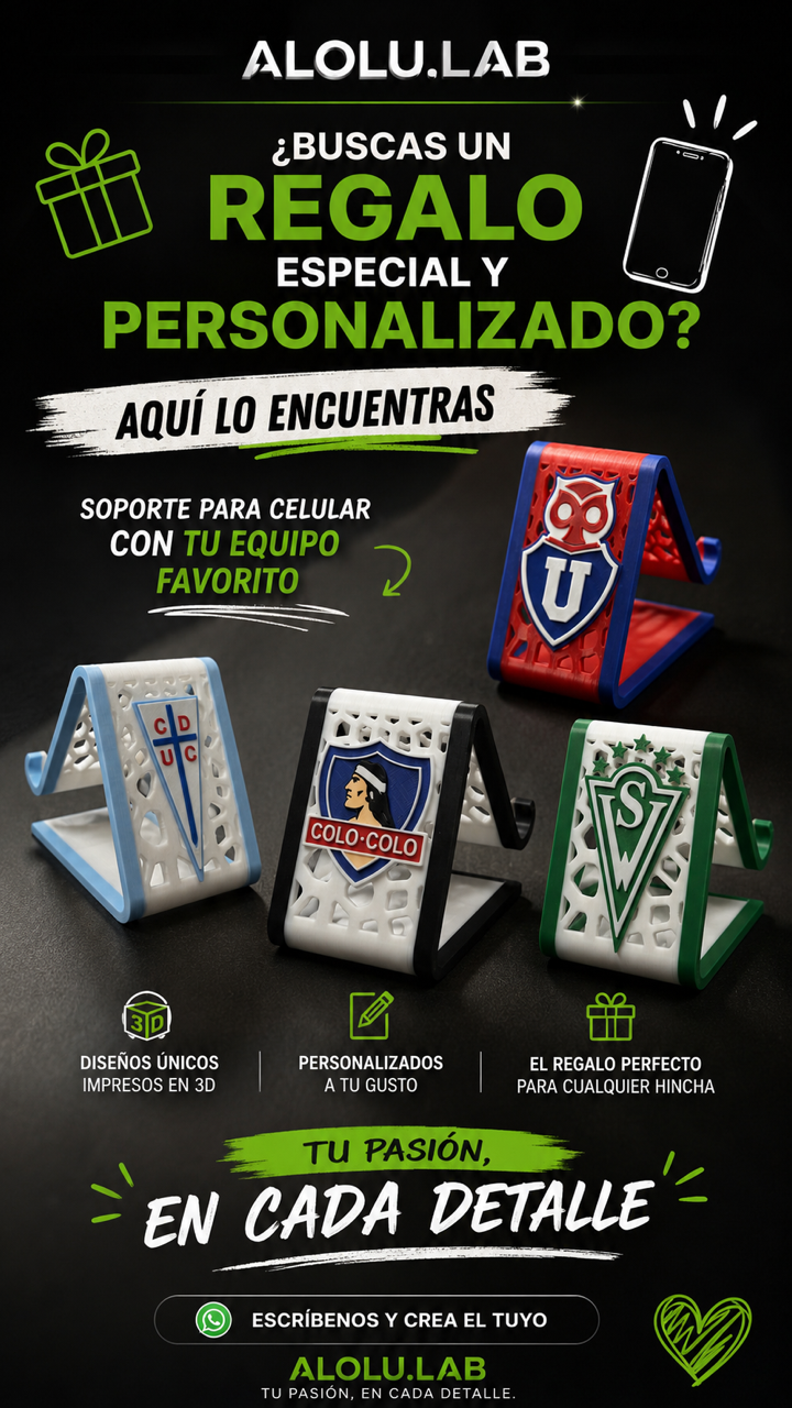 Soporte para Celular de Equipos de Fútbol