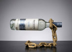 Soporte para Botella de Vino Cadena Industrial 3D
